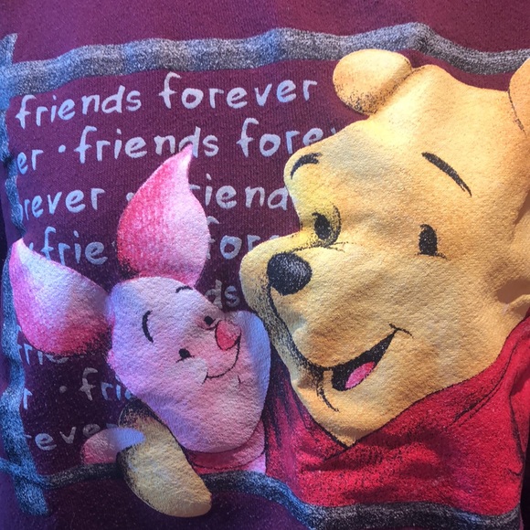 Winnie The Pooh & Piglet Friends Forever Sweatshirt - Picture 2 of 4